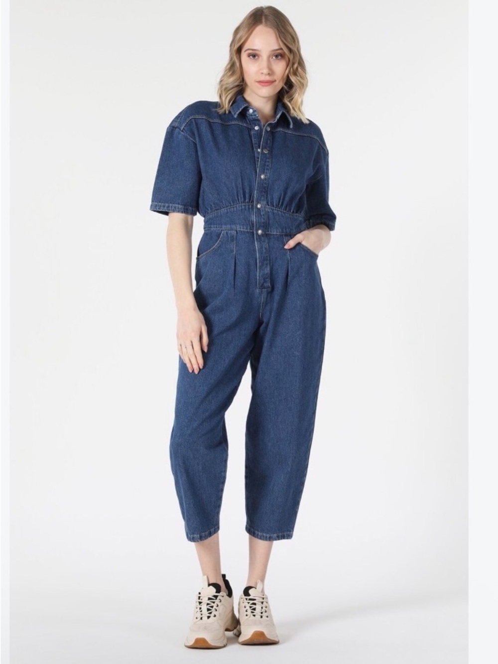 NWOT Colin’s Denim Jumpsuit - Dark Blue Casual One-Piece